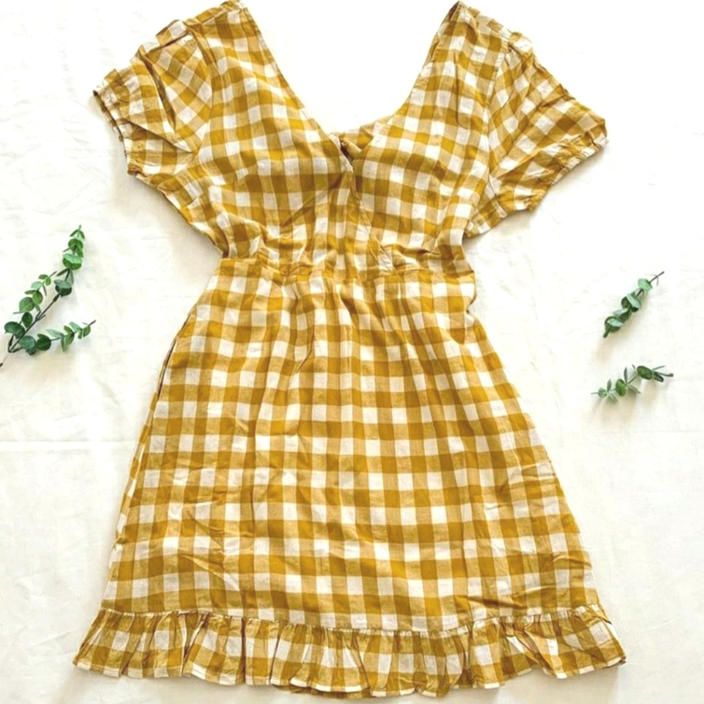 Hello Honey  Pattern Wrap Dress w Tie Back